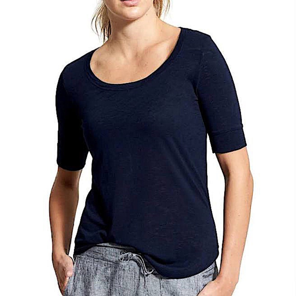 Athleta *Navy burnout Breezy Tee Sz XS